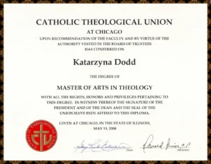 Katarzyna Dodd Master of Arts in Theology