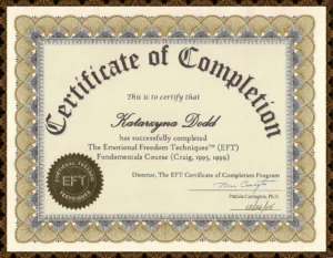 Katarzyna Dodd EFT Practitioner Basic